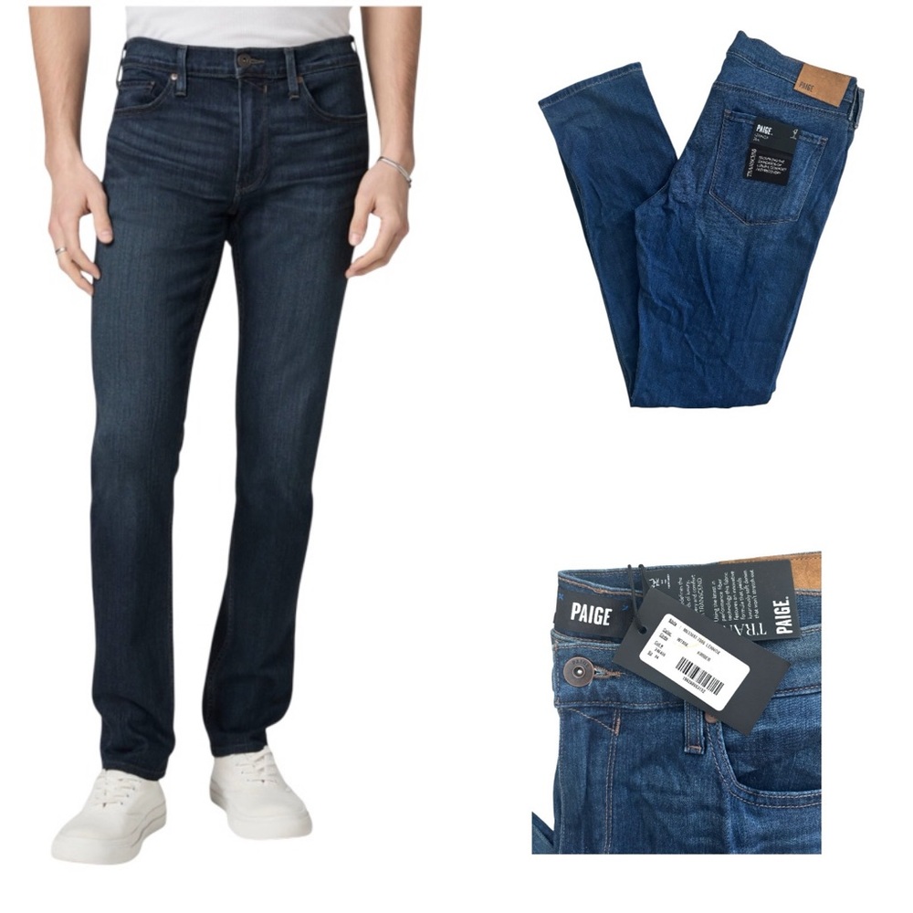 NWT Paige Transcend Lennox Slim Jean